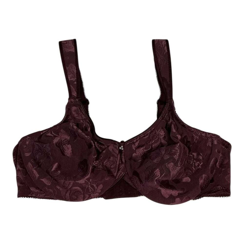 💟Wacoal Awareness Full Figure Seamless Underwire Bra 85567 Wine Tasting US 36C